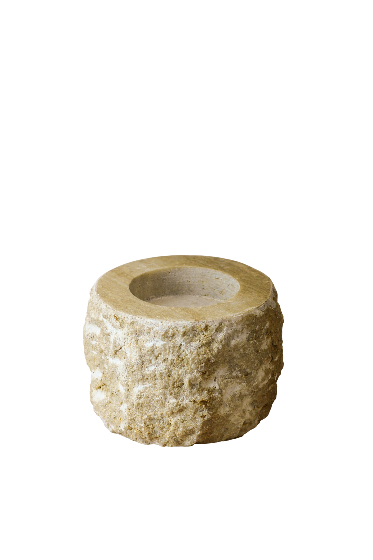Rough Cut Onyx Candleholder XL 14.6