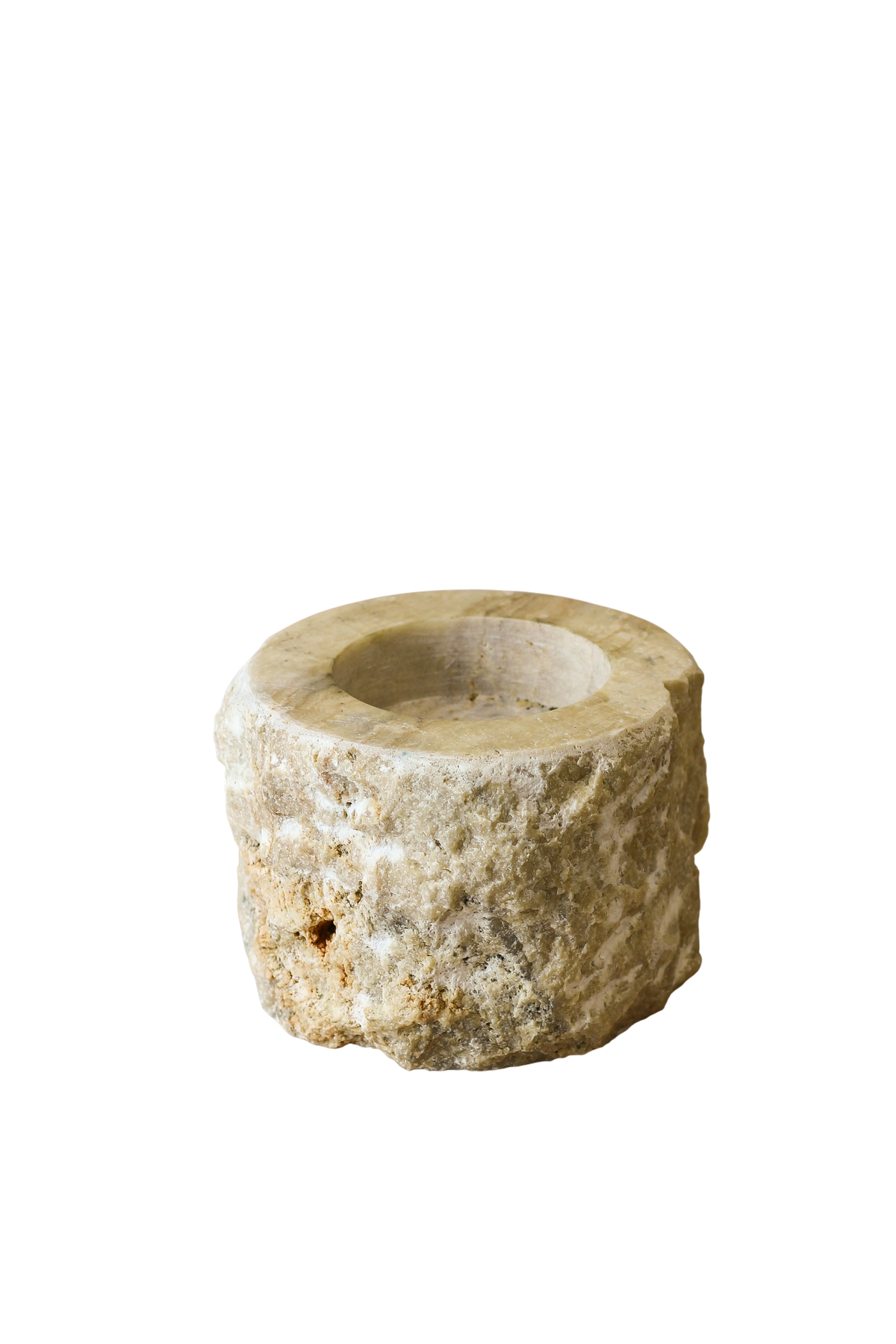 Rough Cut Onyx Candleholder XL 14.8