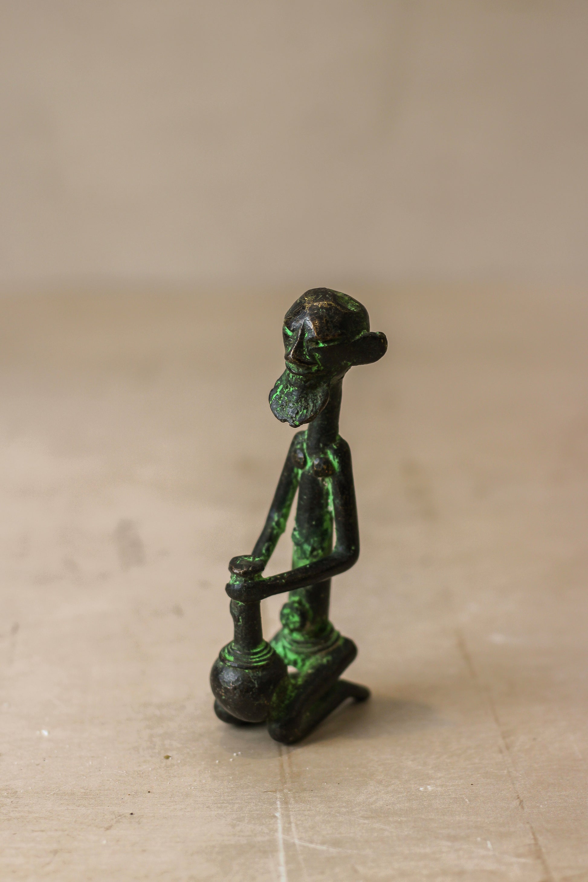 Benin Bronze Statue - 79.3
