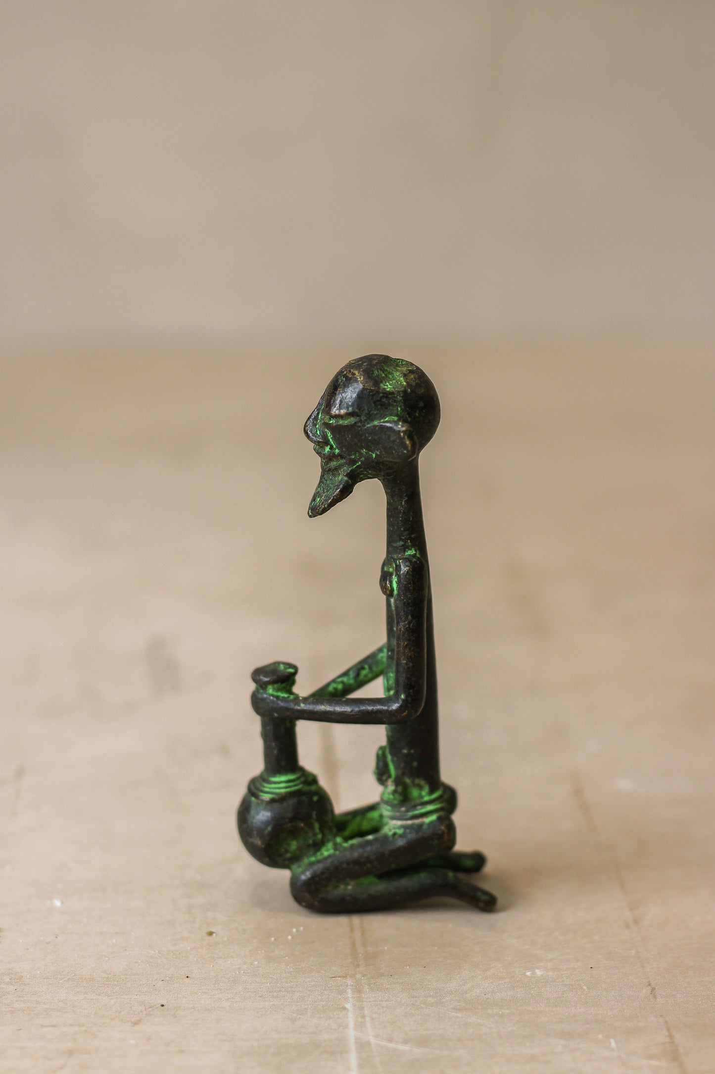 Benin Bronze Statue - 79.3