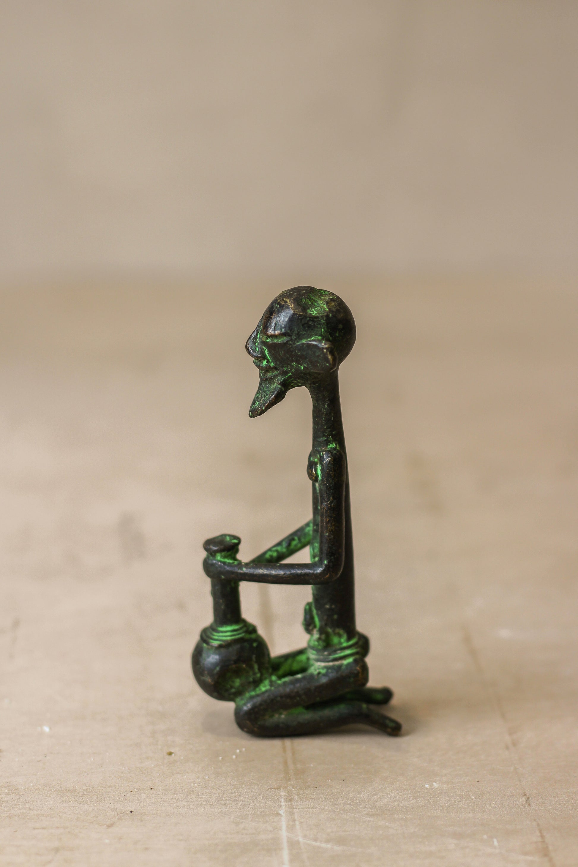 Benin Bronze Statue - 79.3