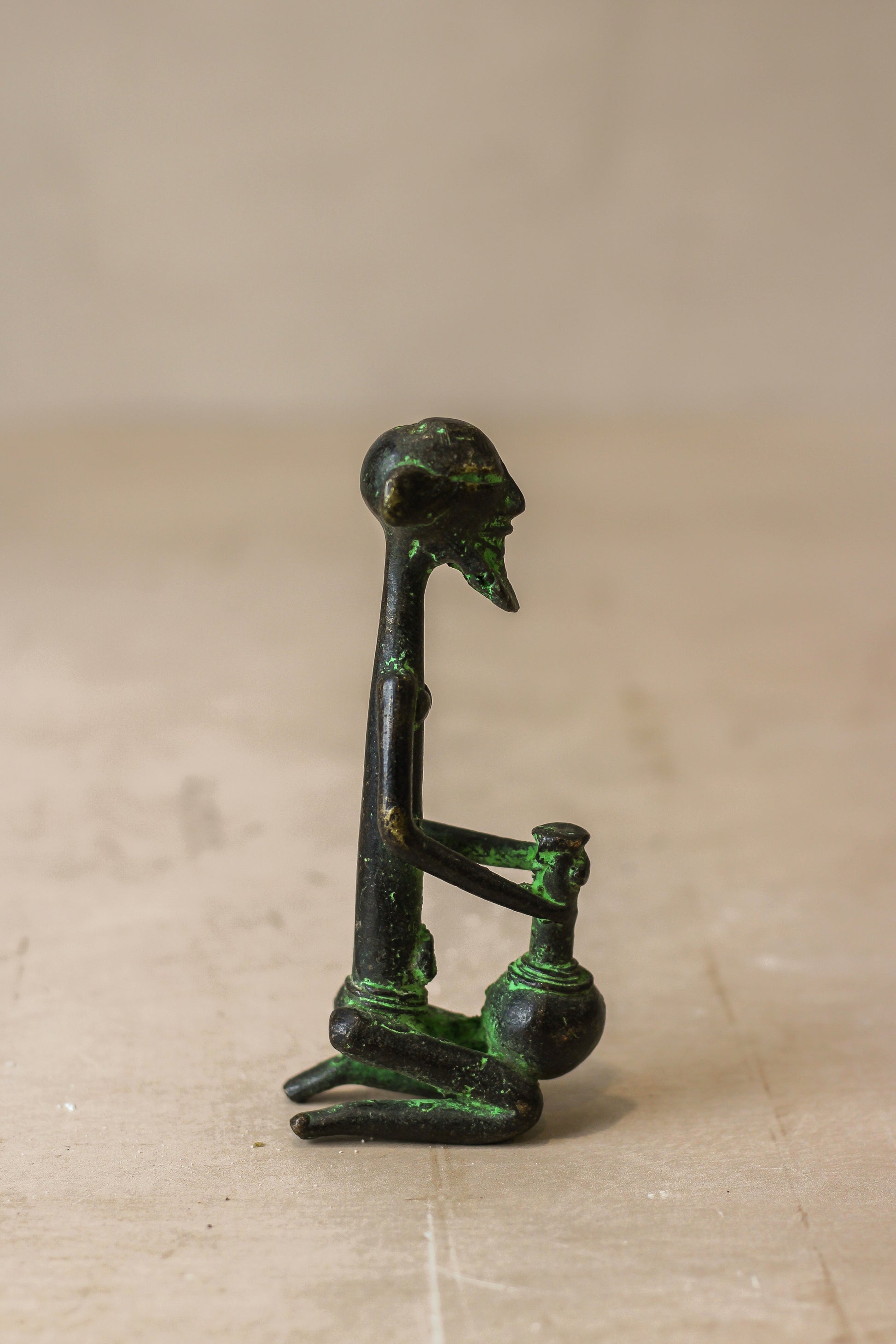 Benin Bronze Statue - 79.3