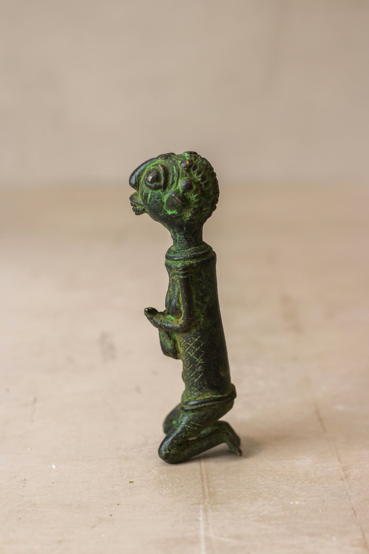 Benin Bronze Statue - 79.4