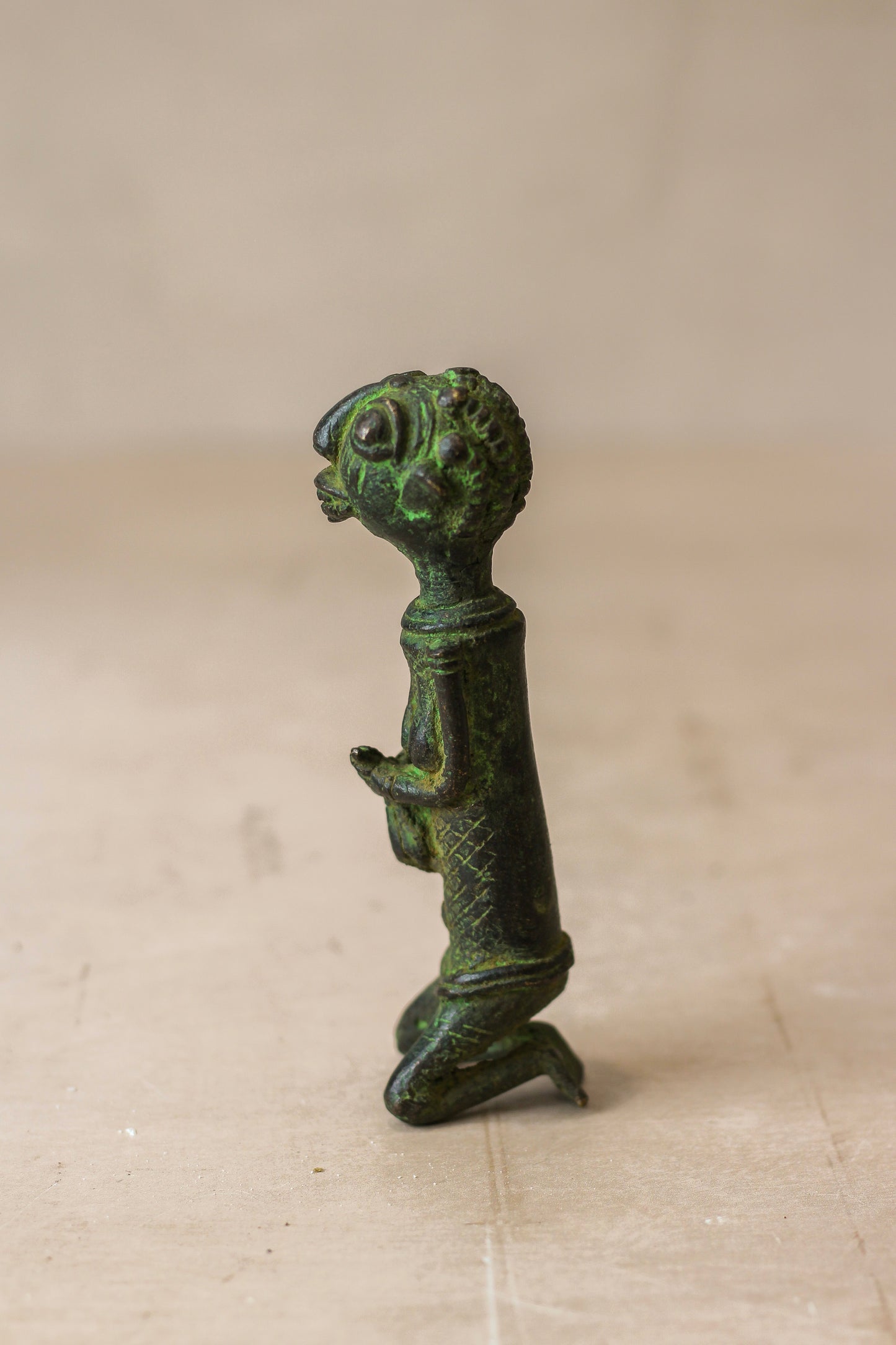 Benin Bronze Statue - 79.4