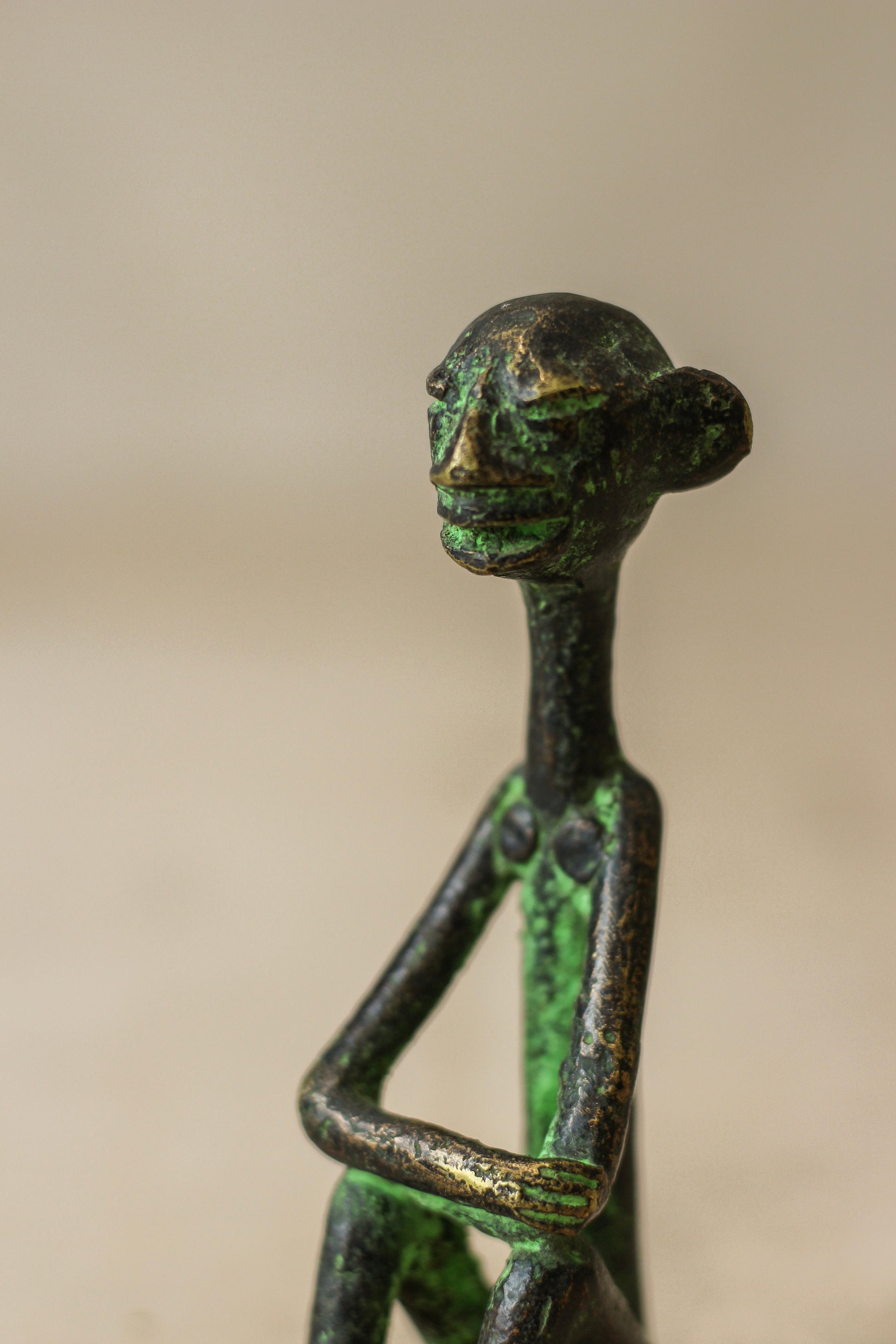 Benin Bronze Statue - 79.2