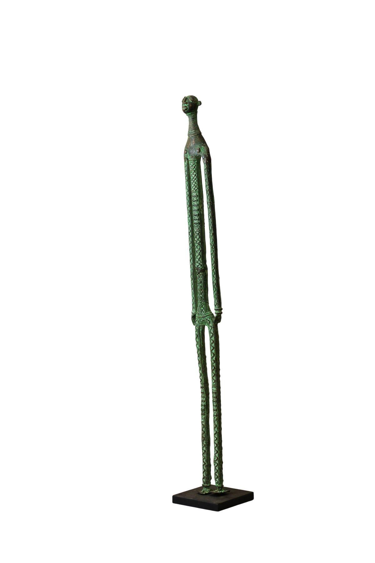 Benin Bronze Sculpture - 2.3