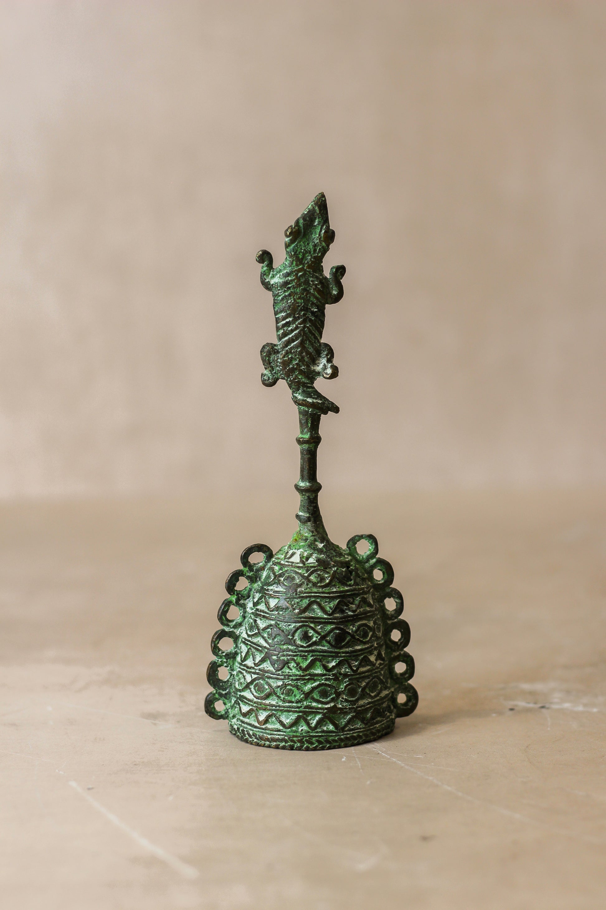 Benin Bronze Bell - 76.1