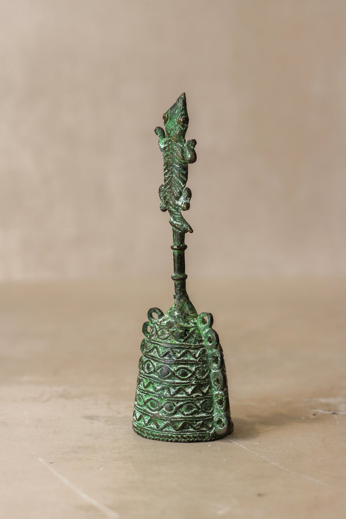 Benin Bronze Bell - 76.1
