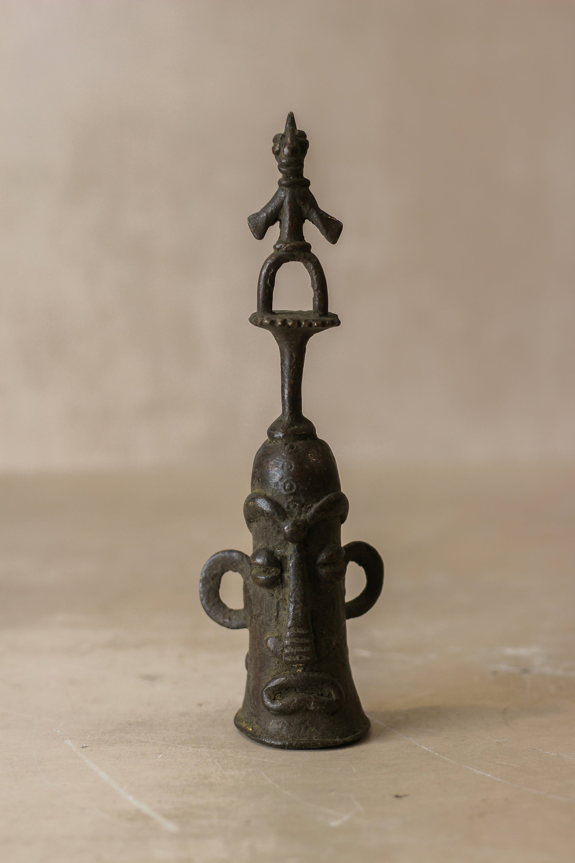 Benin Bronze Bell - 76.3