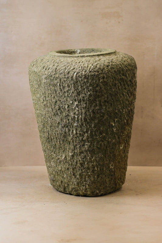 Vintage Decorative Stone Pot - No 4