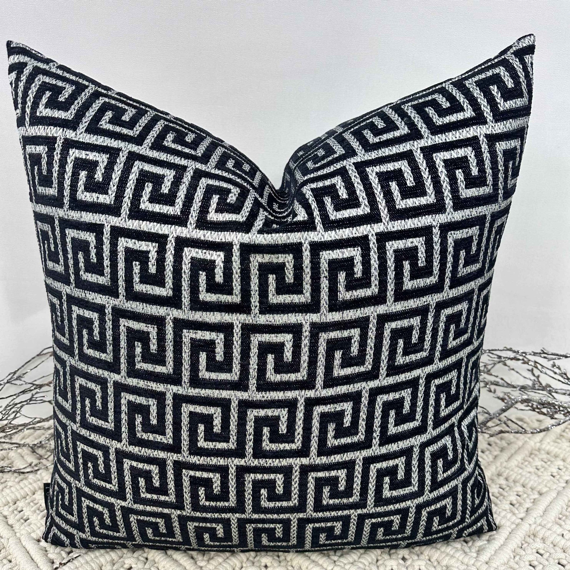 The Couture Cushion - The Black Harrington - Style No. 161