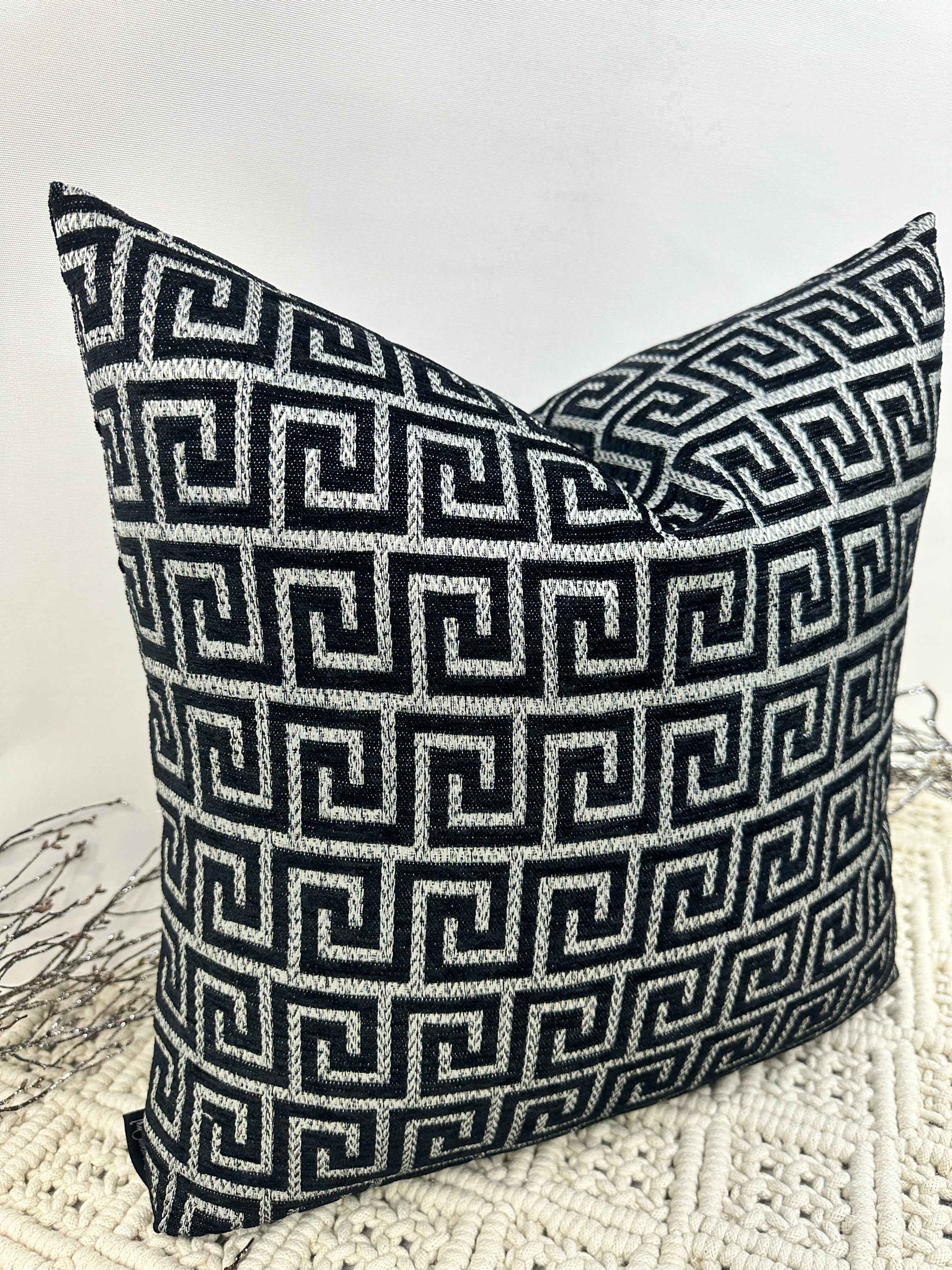 The Couture Cushion - The Black Harrington - Style No. 161