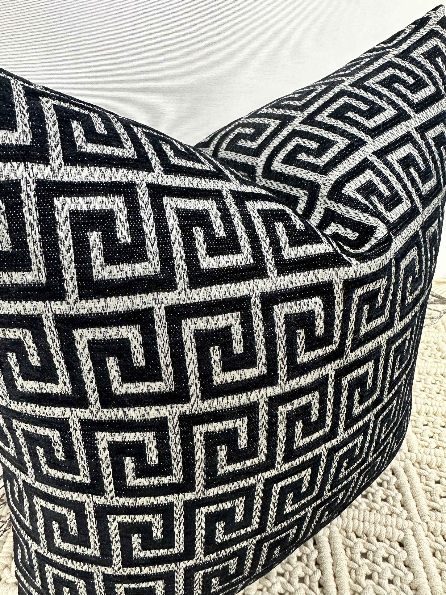 The Couture Cushion - The Black Harrington - Style No. 161