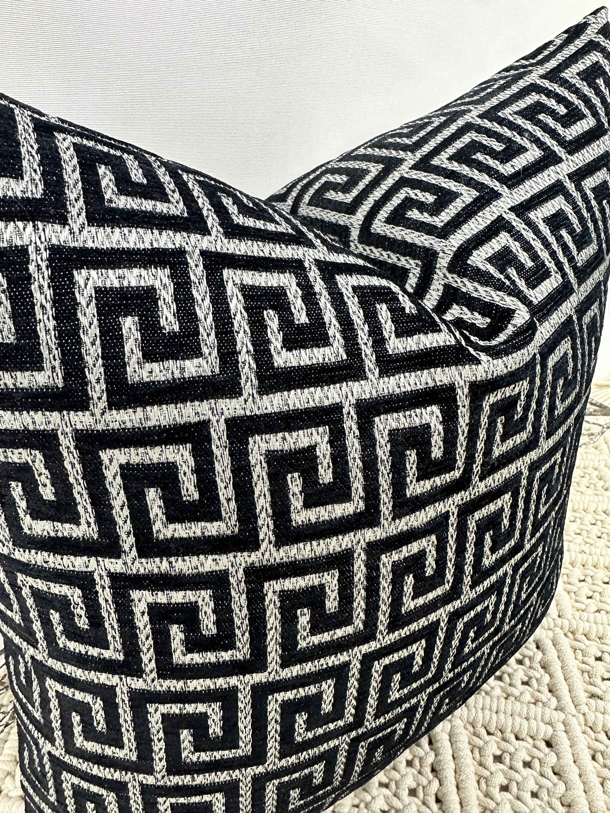 The Couture Cushion - The Black Harrington - Style No. 161