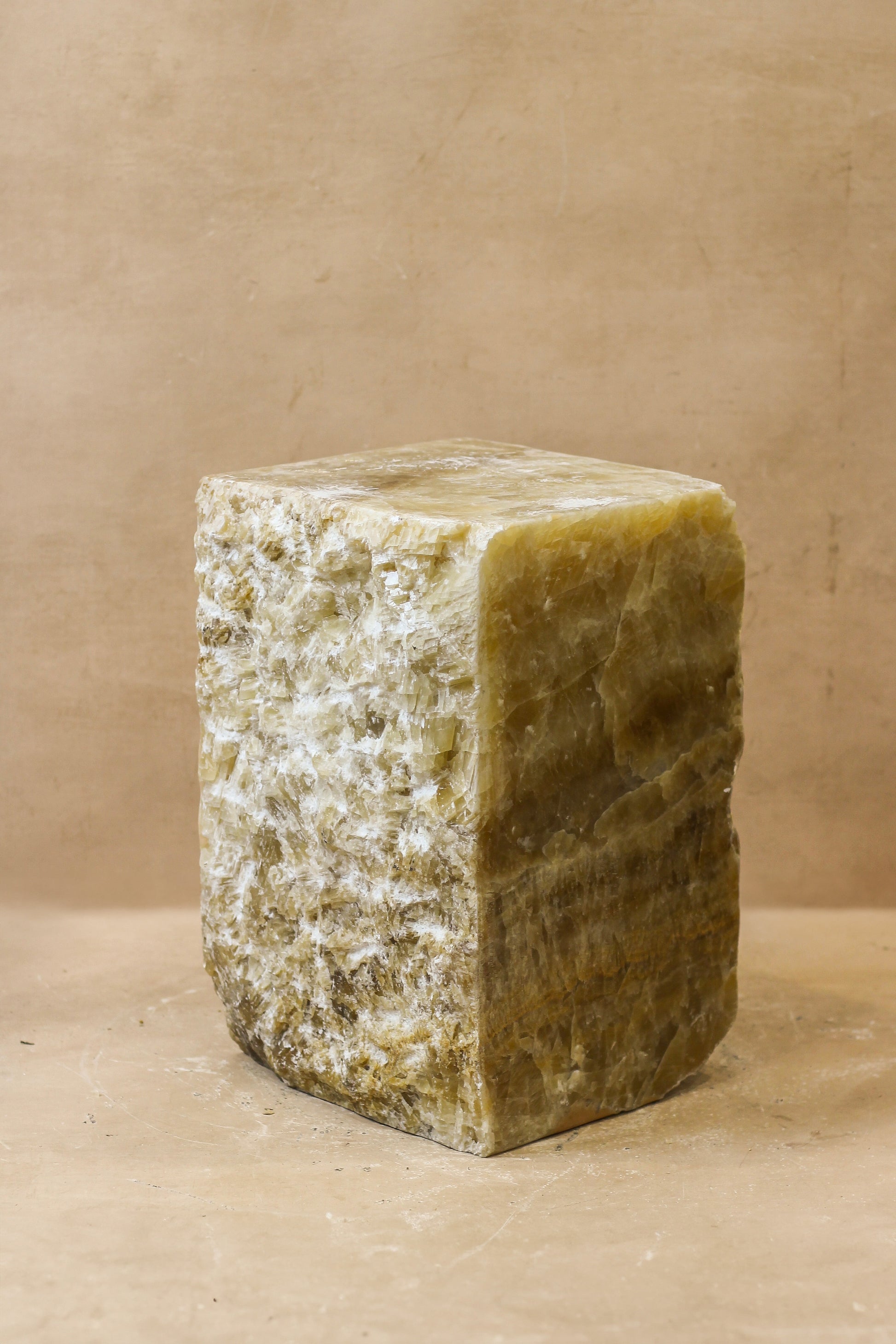 Onyx Side Table Pedestal Raw - Solid - No 4