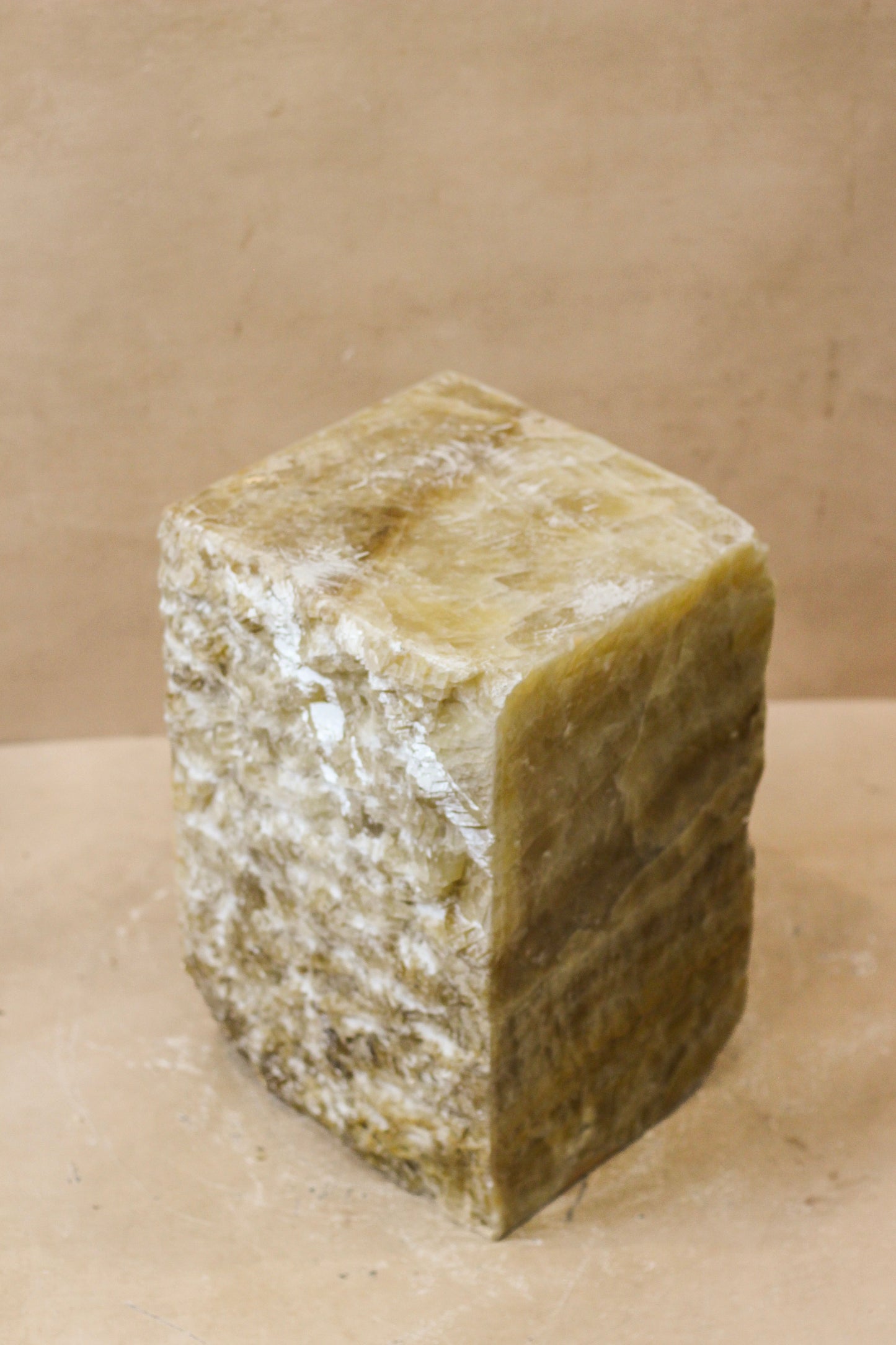 Onyx Side Table Pedestal Raw - Solid - No 4