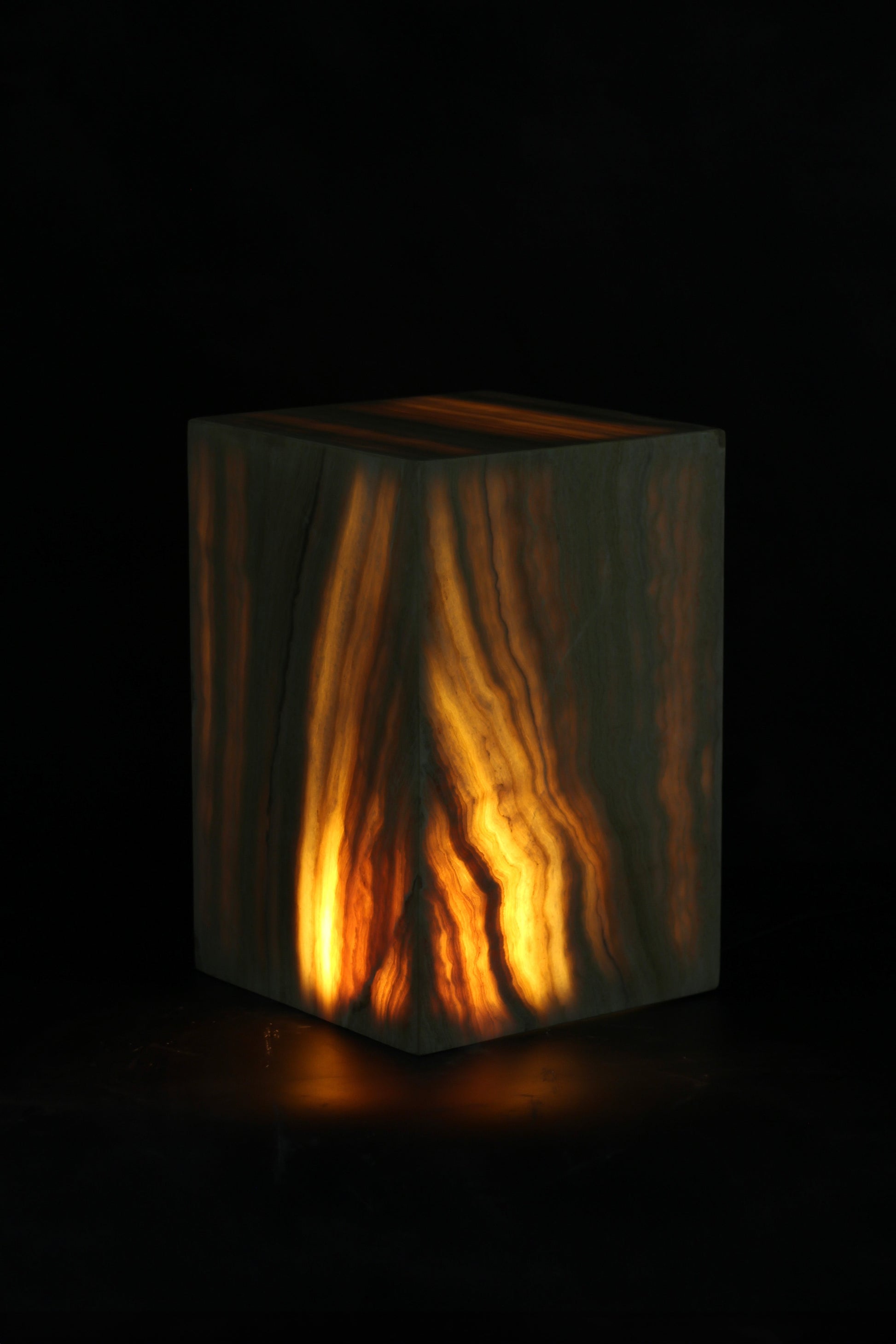 Onyx Side Table Pedestal - Hollow - No 9