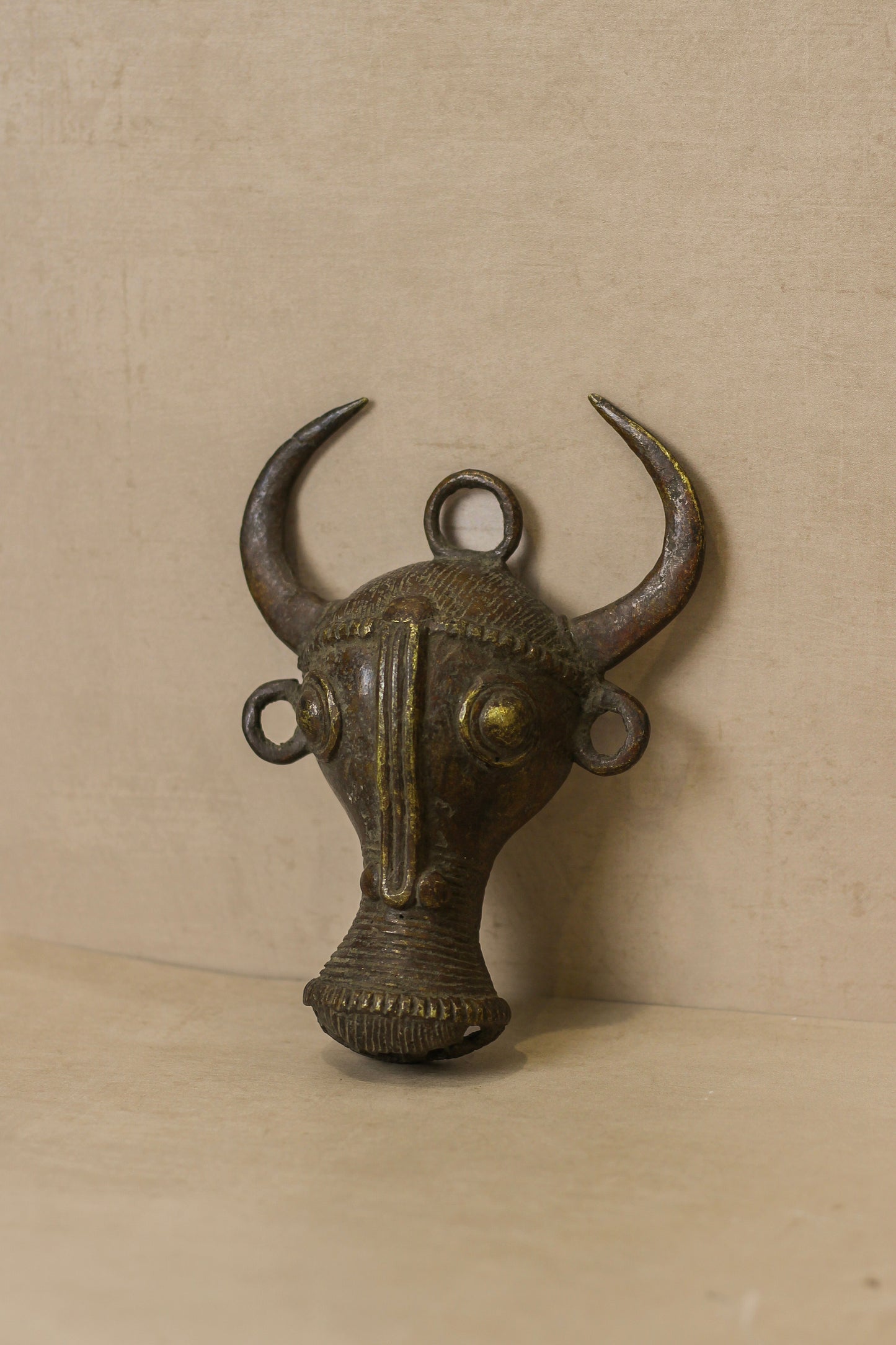Benin Bronze Ox - 78.2