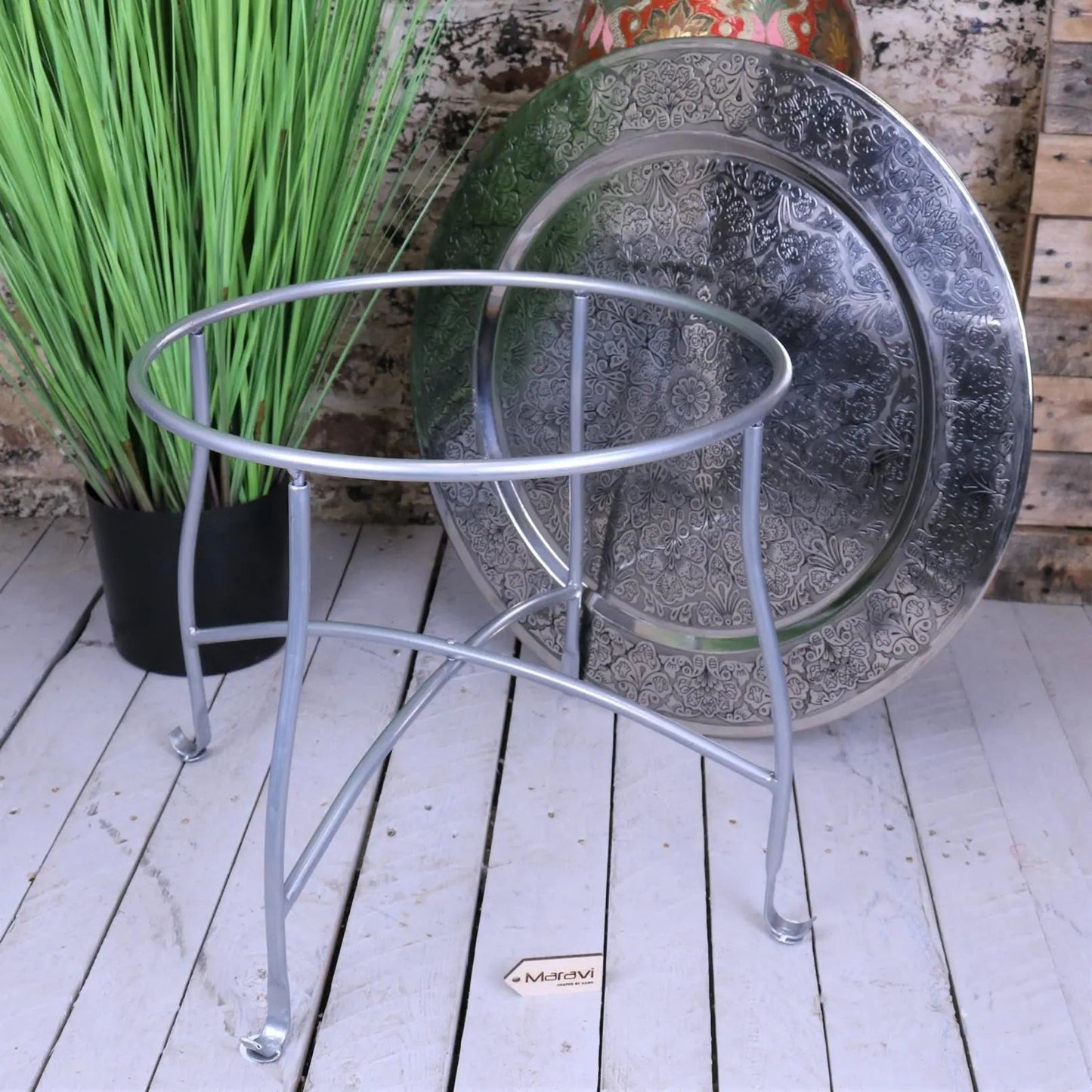 Jadida Moroccan Tray Table 60cm