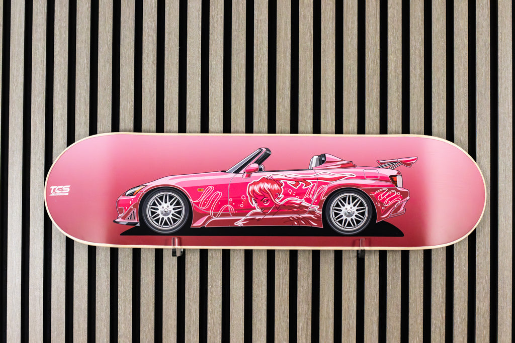 Suki's 2 F and 2 Finspired Skate Deck Wall Art