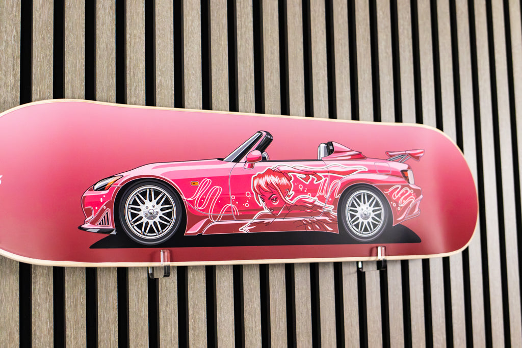 Suki's 2 F and 2 Finspired Skate Deck Wall Art