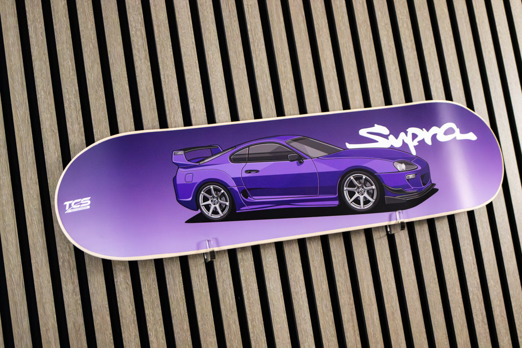Purple Supra Skate Deck Wall Art