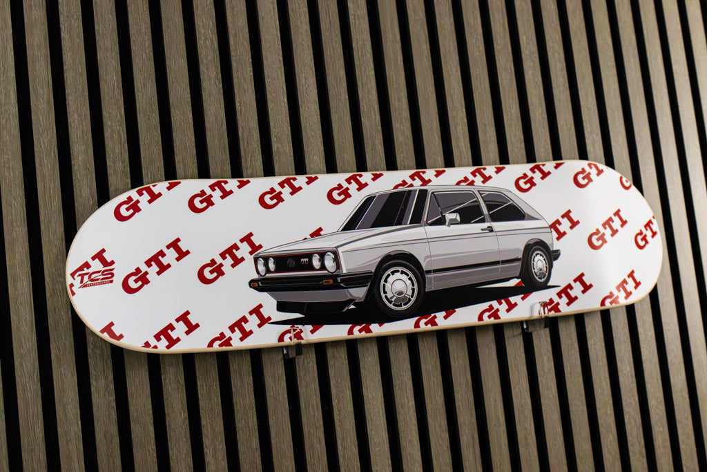 VW Golf (Mk1) GTI Skate Deck Wall Art
