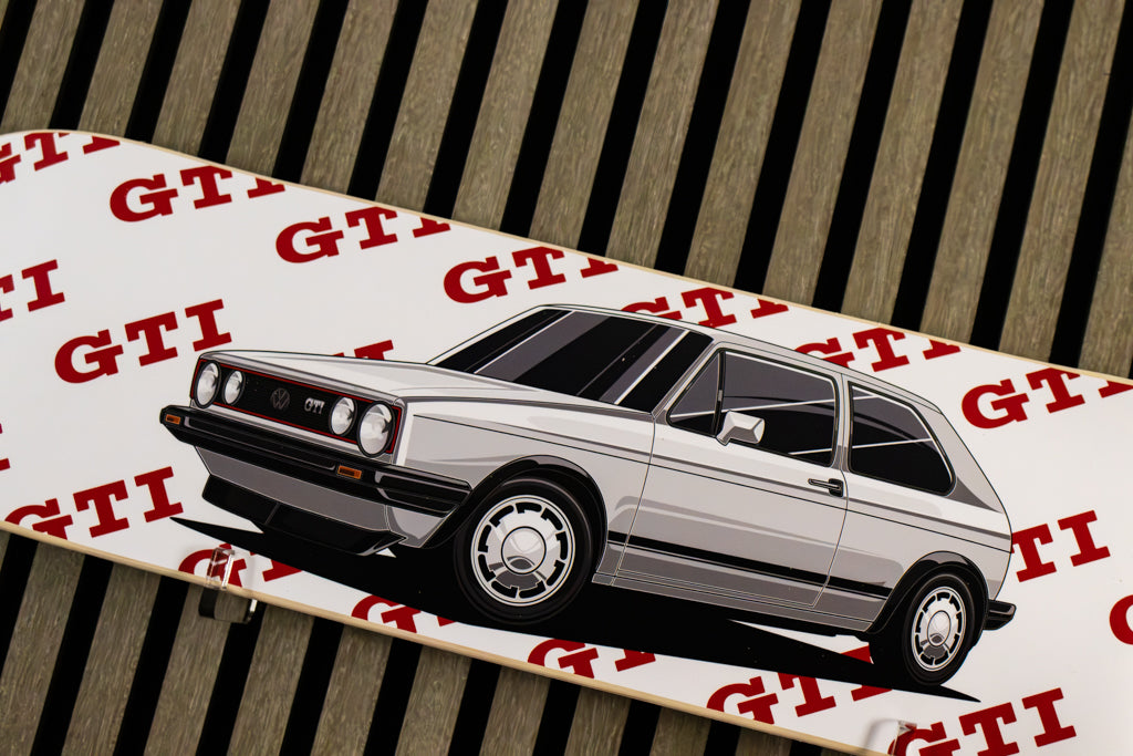 VW Golf (Mk1) GTI Skate Deck Wall Art