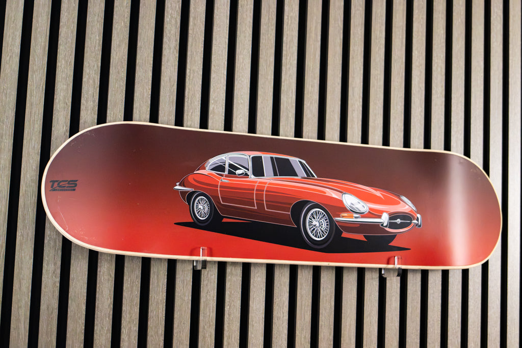 Jaguar E-Type Skate Deck Wall Art