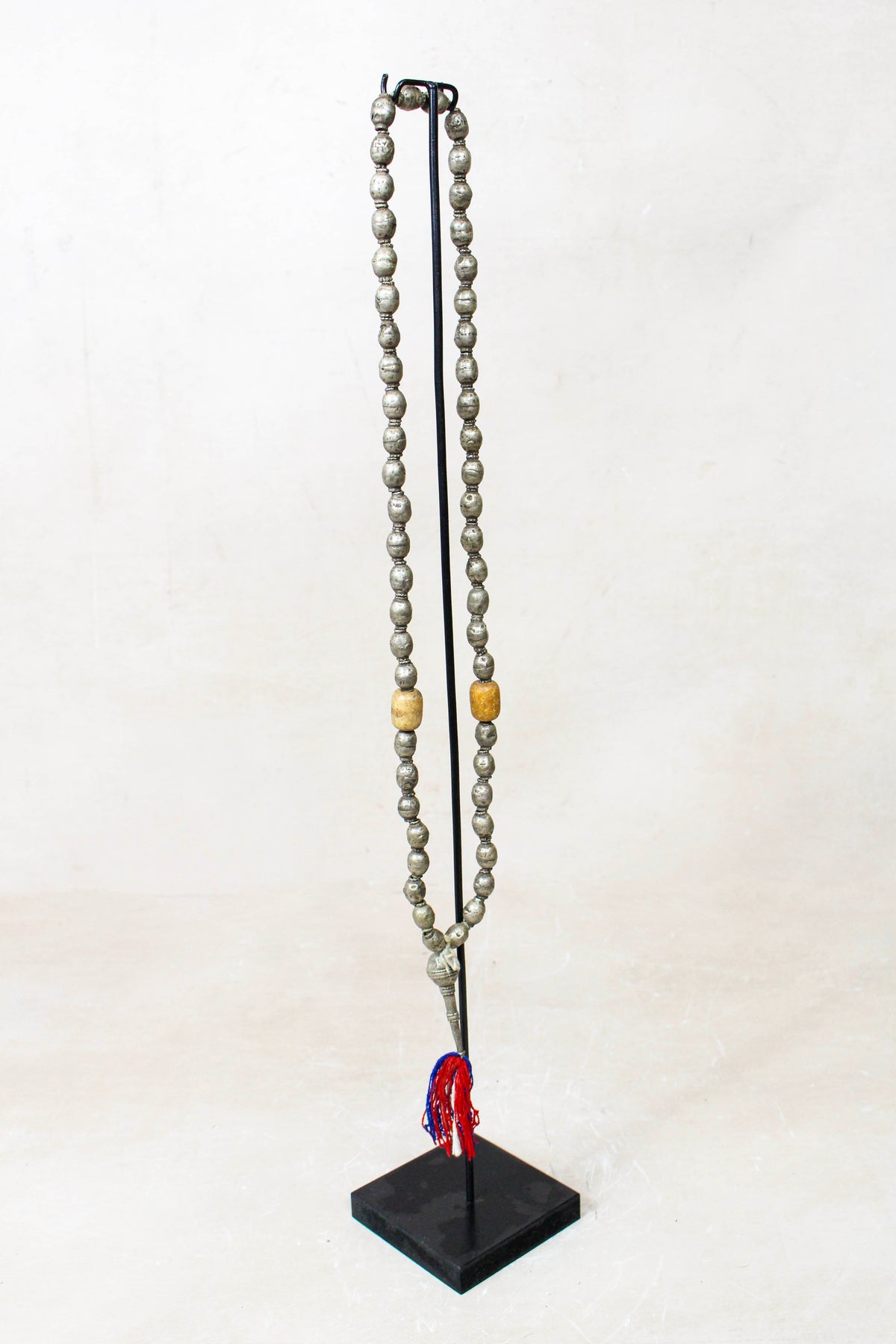 Ethiopian Silver Prayer Beads with Tassel 85.23
