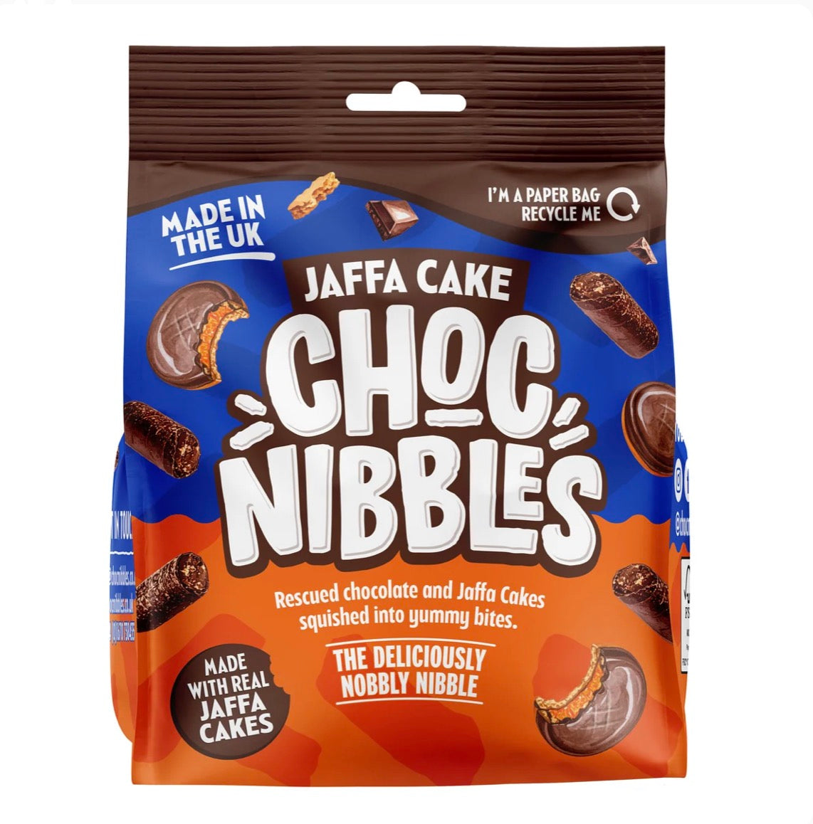 Chocolate nibbles - jaffa cake 135g