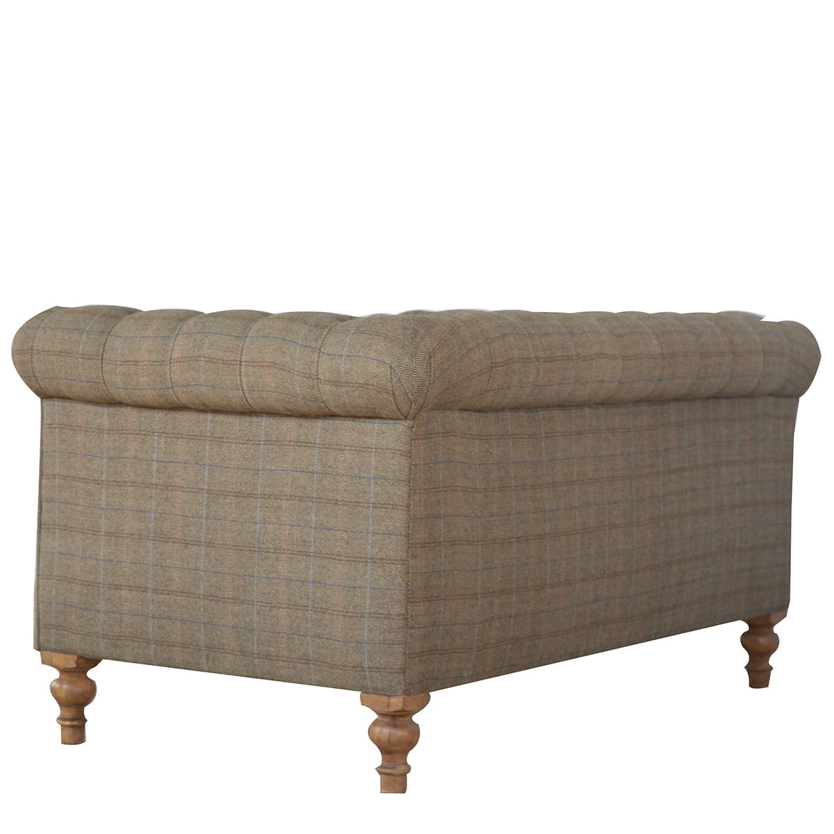 Multi Tweed 2 Seat Chesterfield Chair