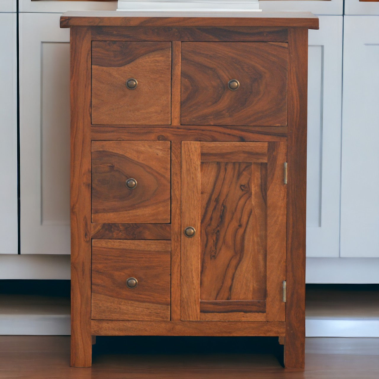 Sheesham 4 Drawer Cabinet