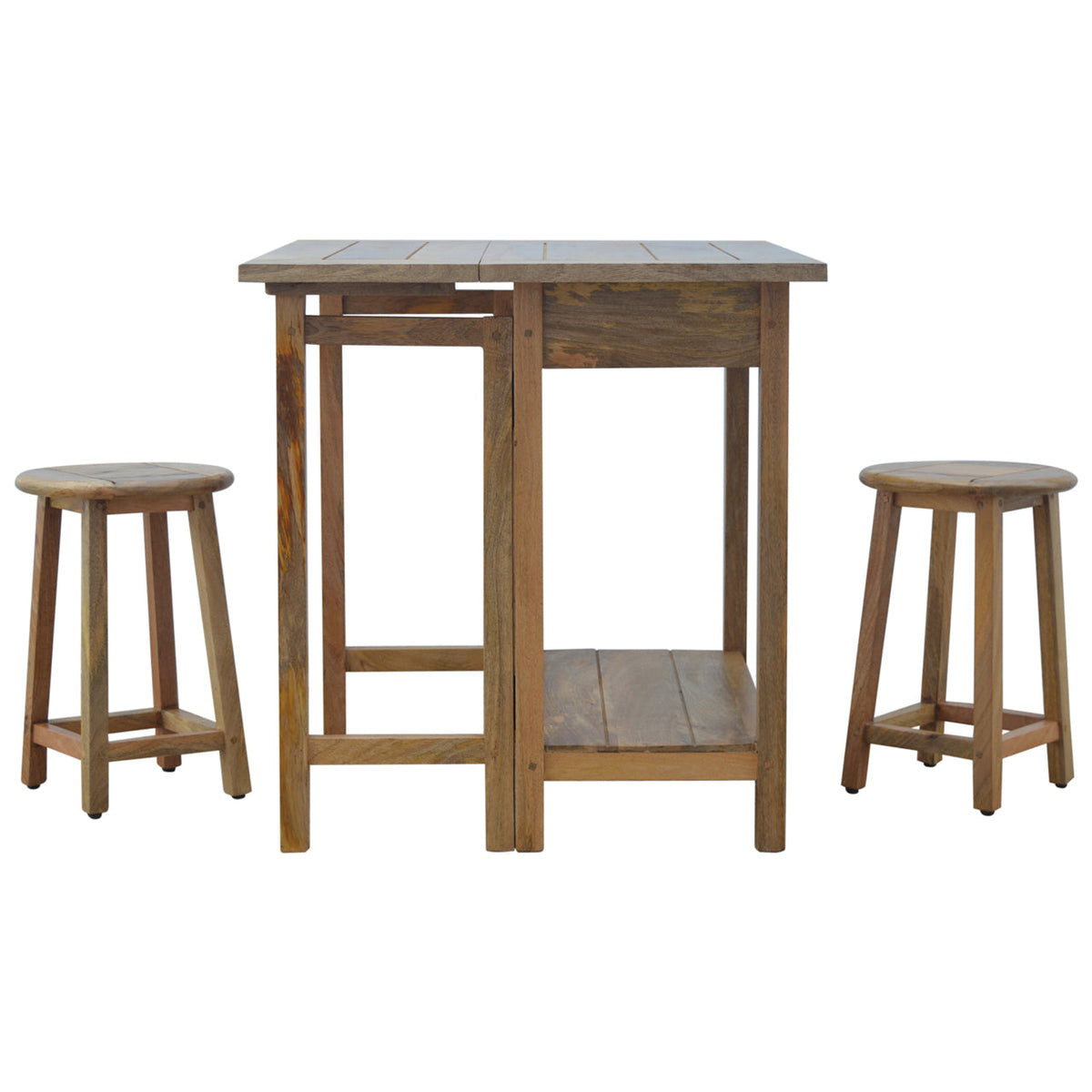 Breakfast Table With 2 Stools Footstool