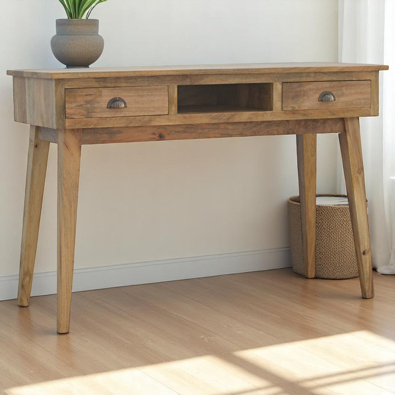 2 Drawer Shell Writing Desk