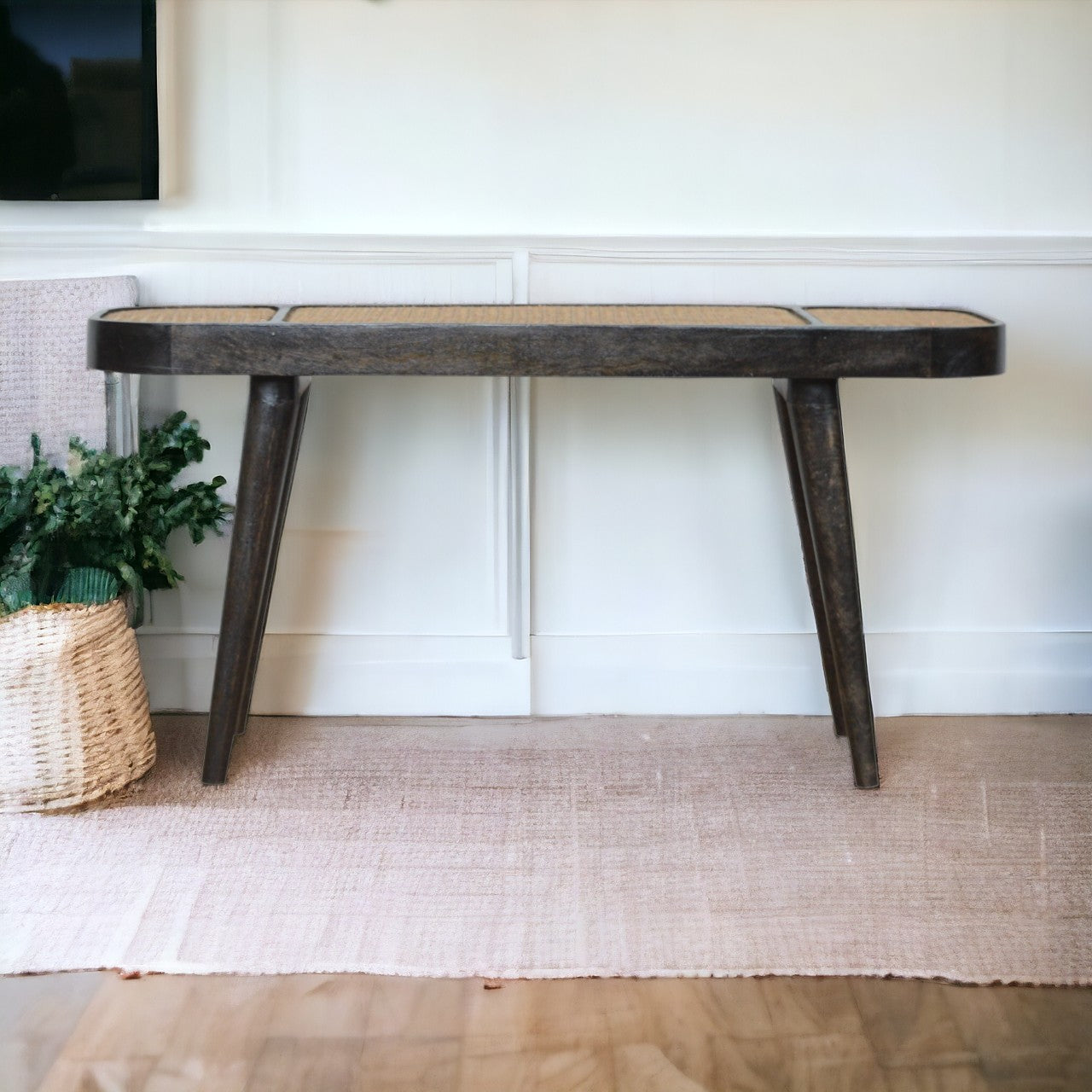 Larissa Carbon Black Bench