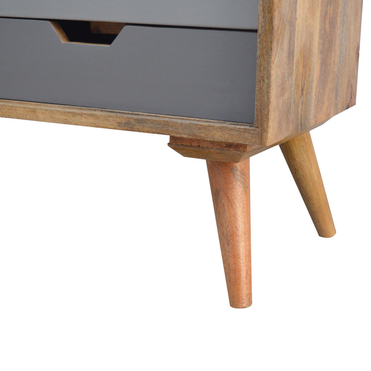Grey Gradient Sliding Sideboard Chest of Drawers