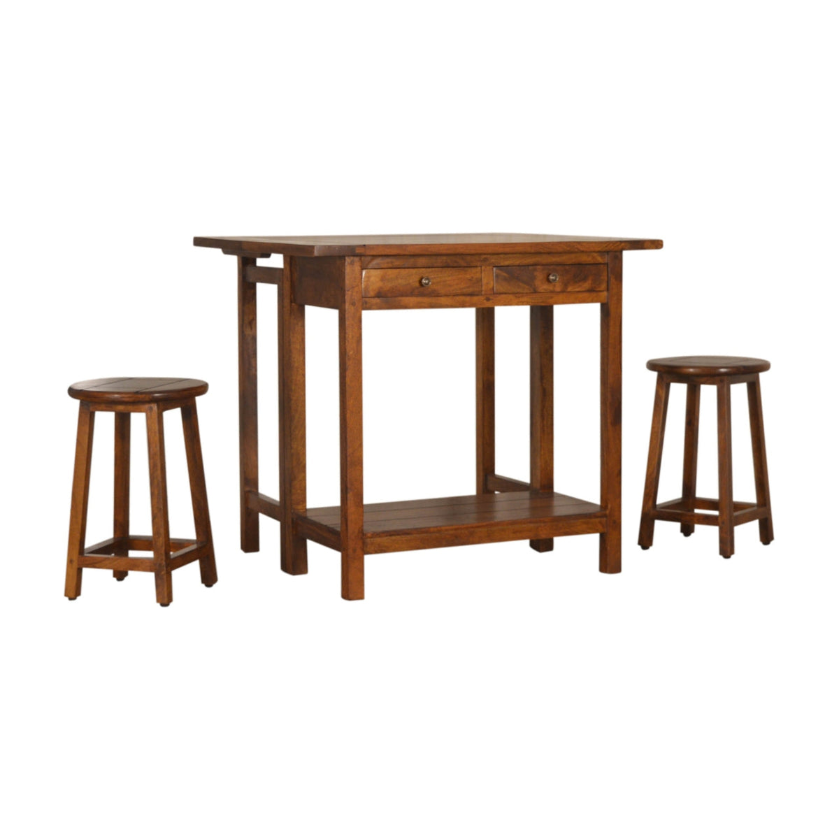 Chestnut Breakfast Table Chest of Drawers