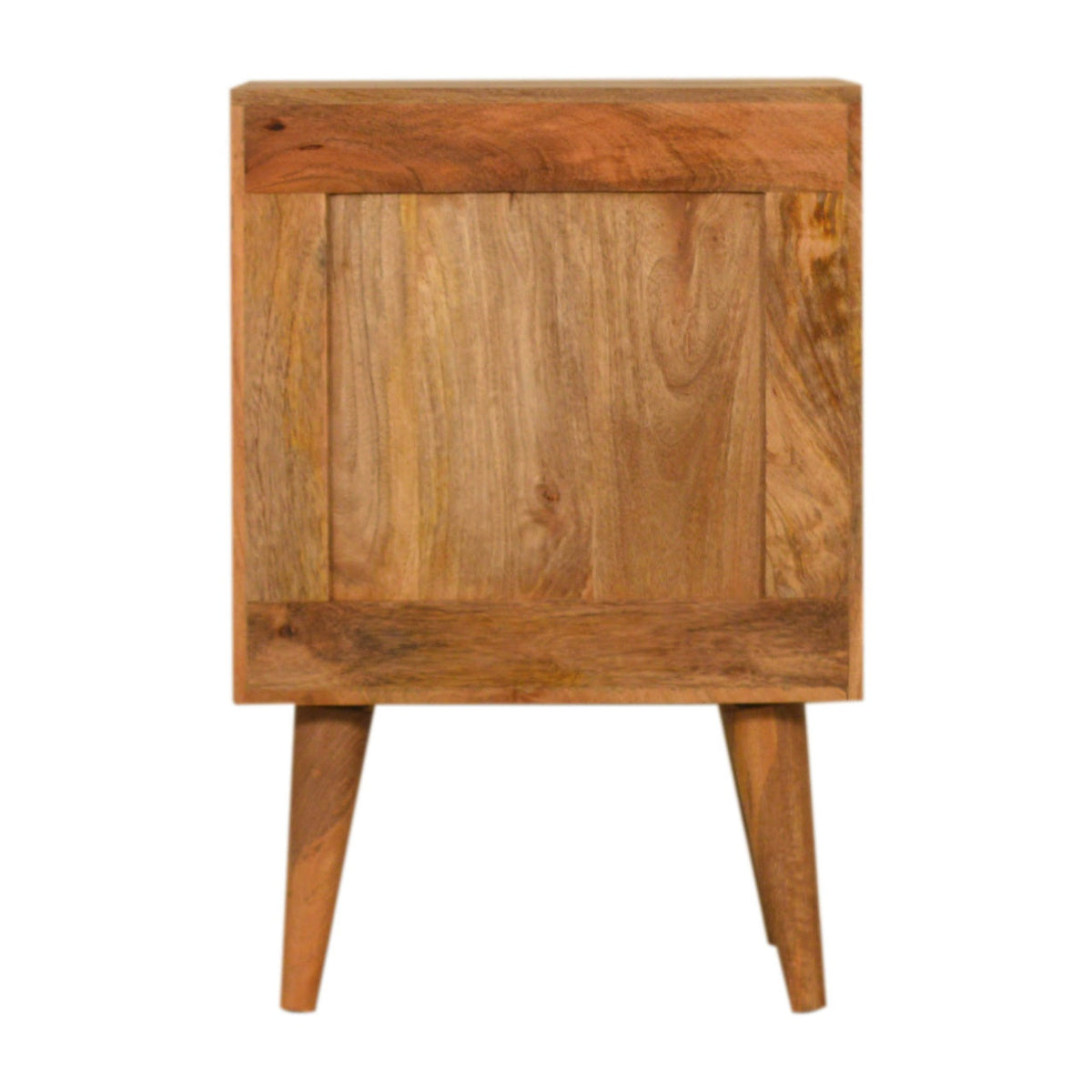 Navy Blue Honeycomb Bedside Table