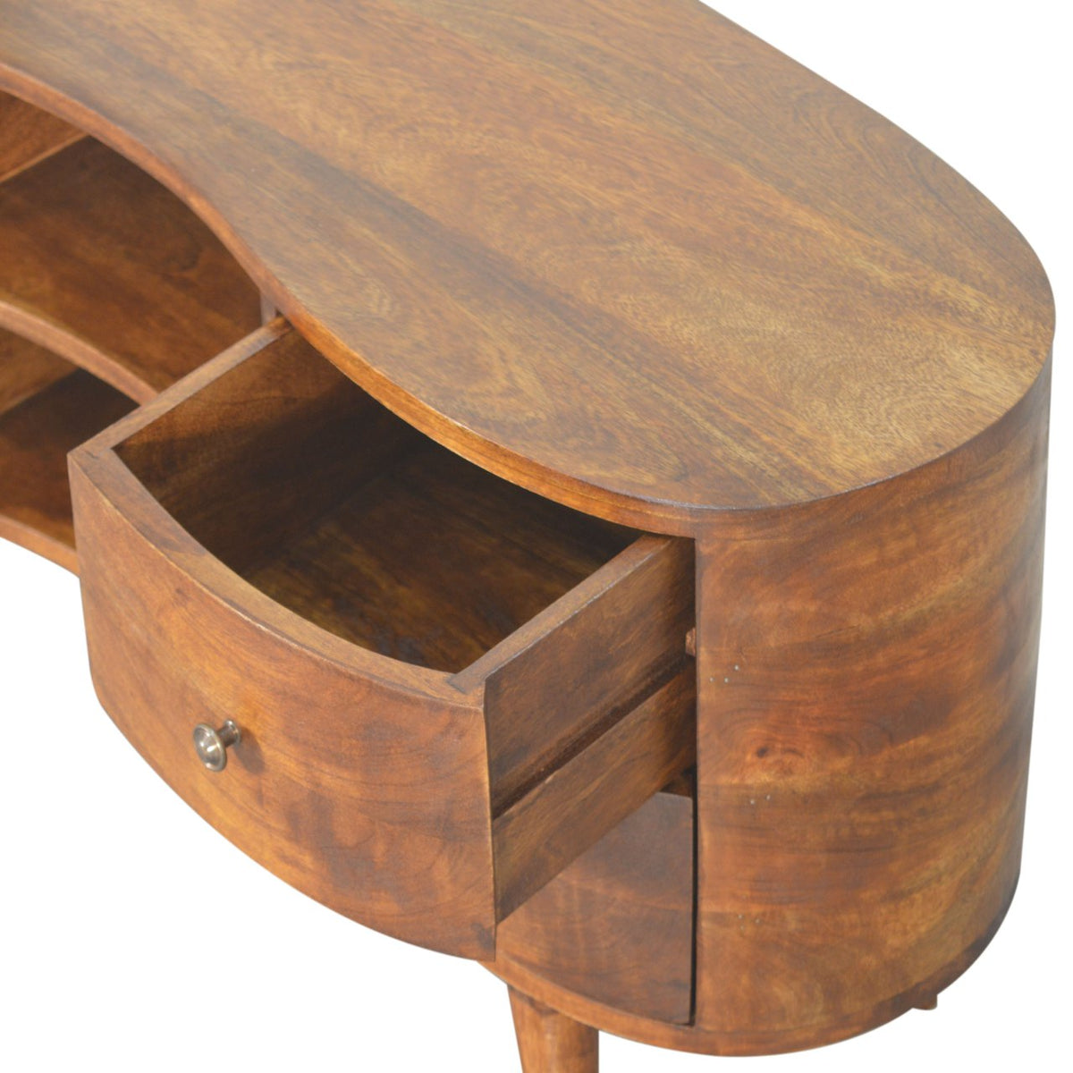 Chestnut Wave Entertainment Unit Chest of Drawers