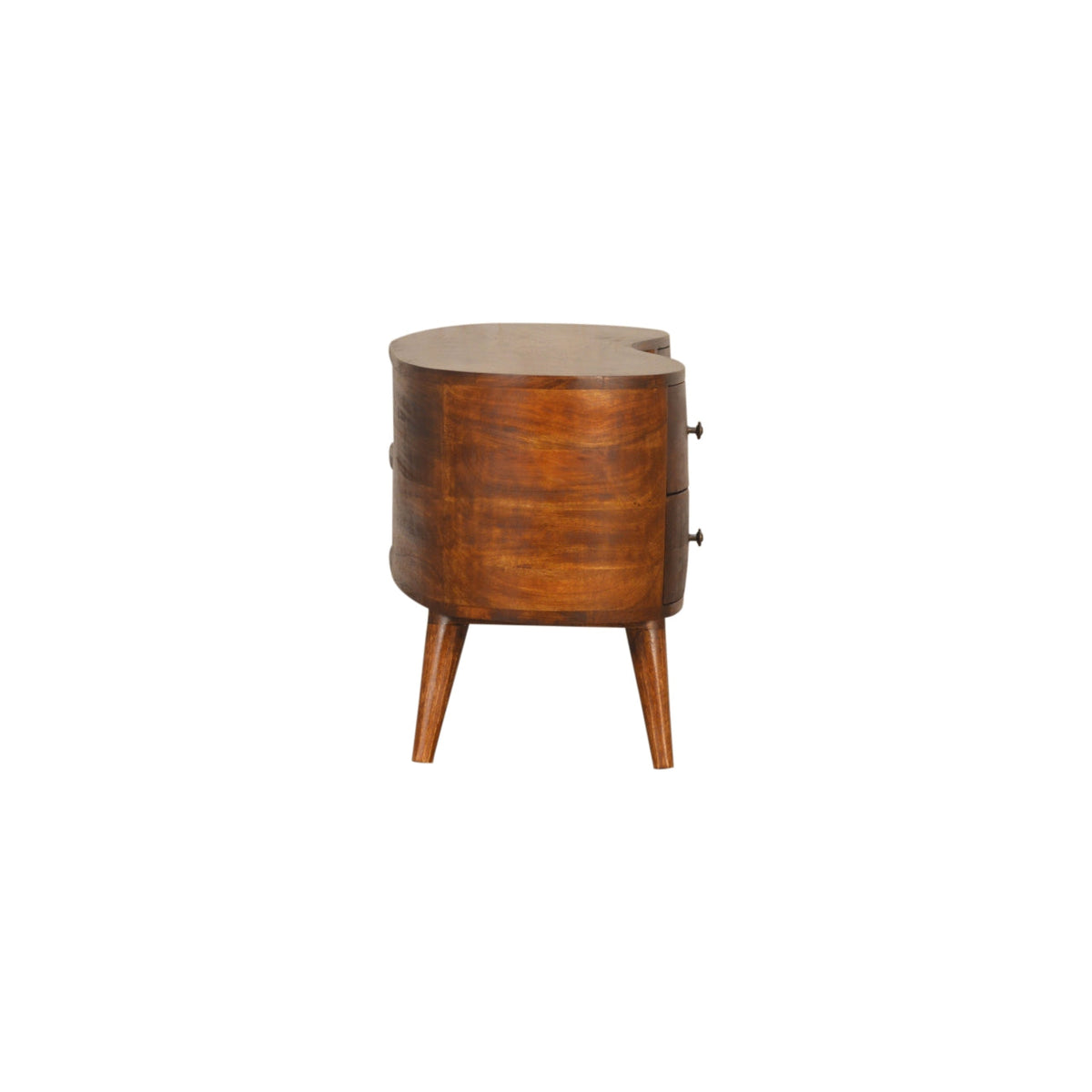 Chestnut Wave Entertainment Unit Chest of Drawers