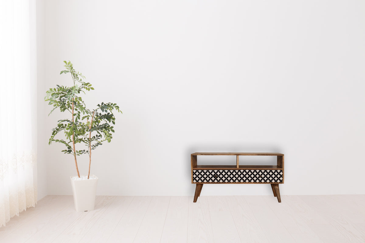 Diamond Screen Printed TV Unit