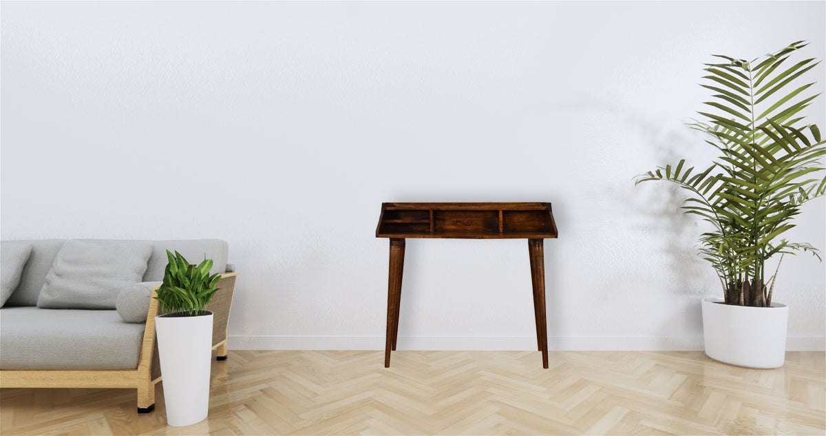 Chestnut Multi Drawer Writing Desk