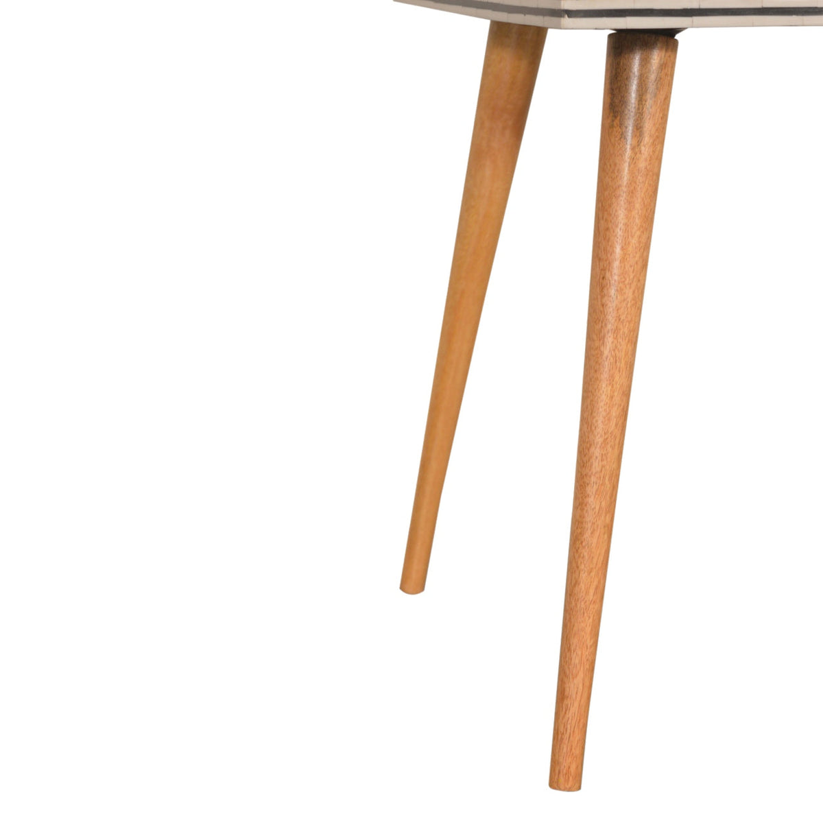 Checkered End Table Accent Piece