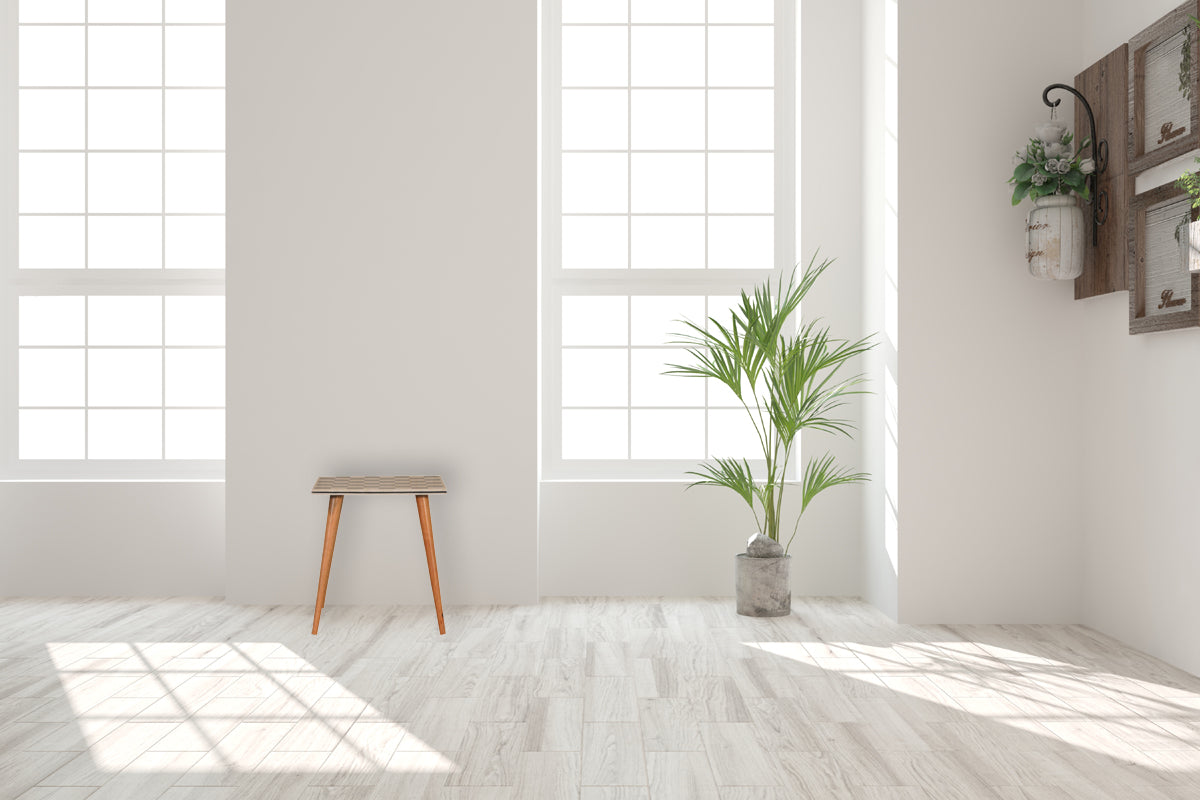 Checkered End Table