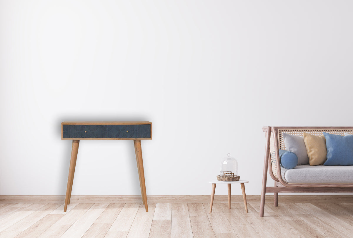 Milan Navy Console Table