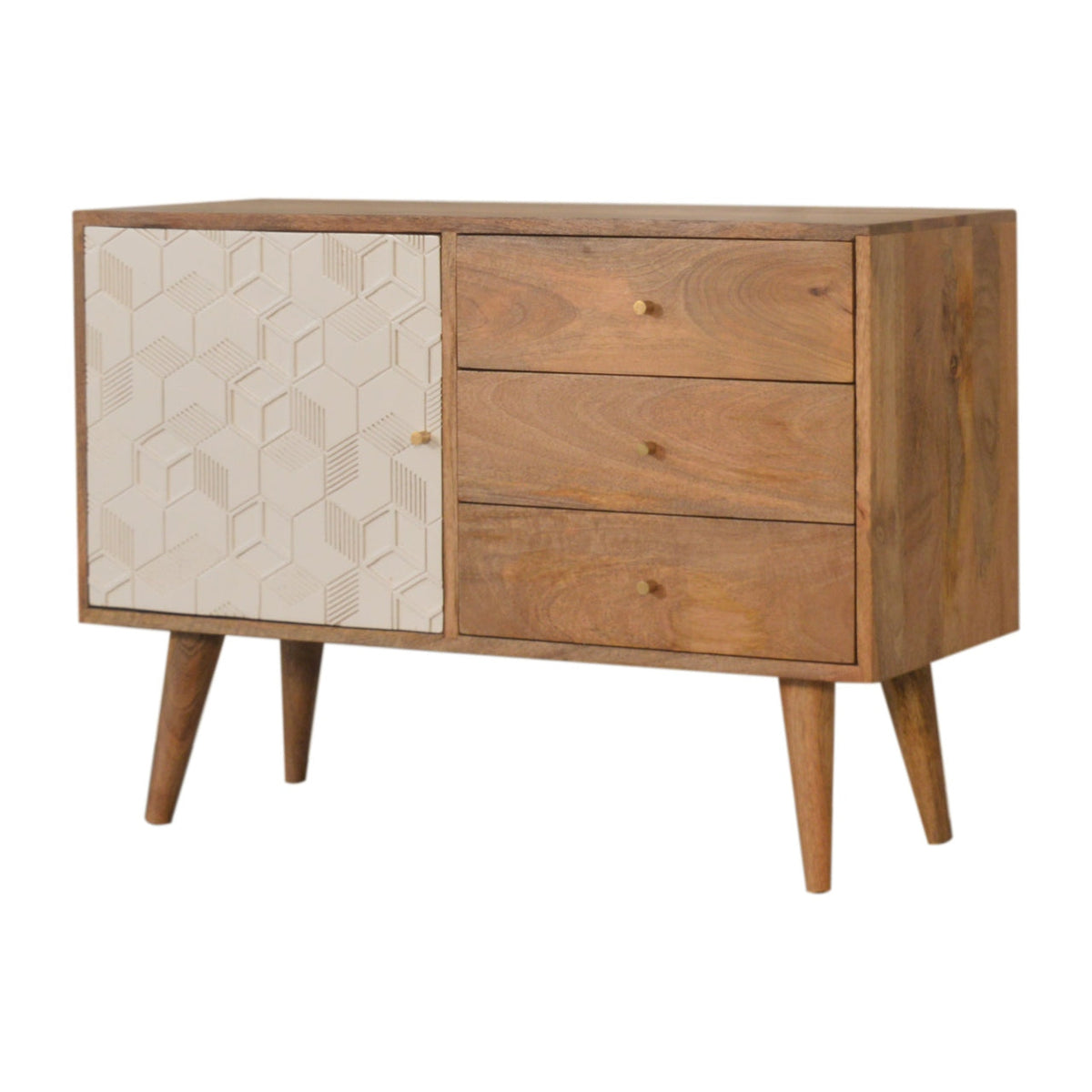 Acadia White Sideboard Chest of Drawers