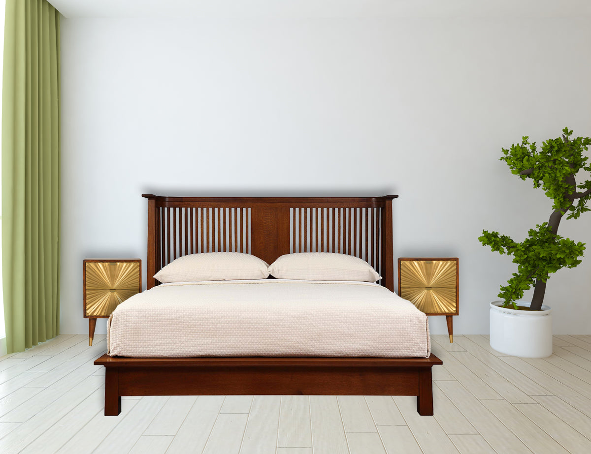 Manila Gold Bedside Table