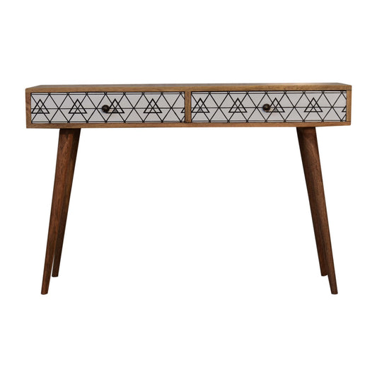 Triangular Long Console Table