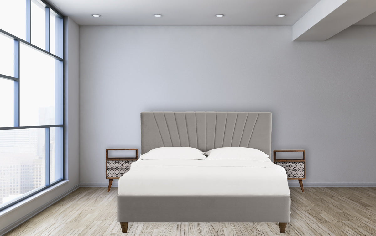 Triangle Print Open Bedside